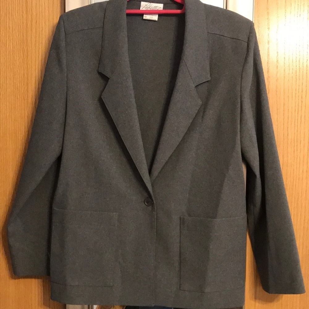Pykettes grey blazer size 10